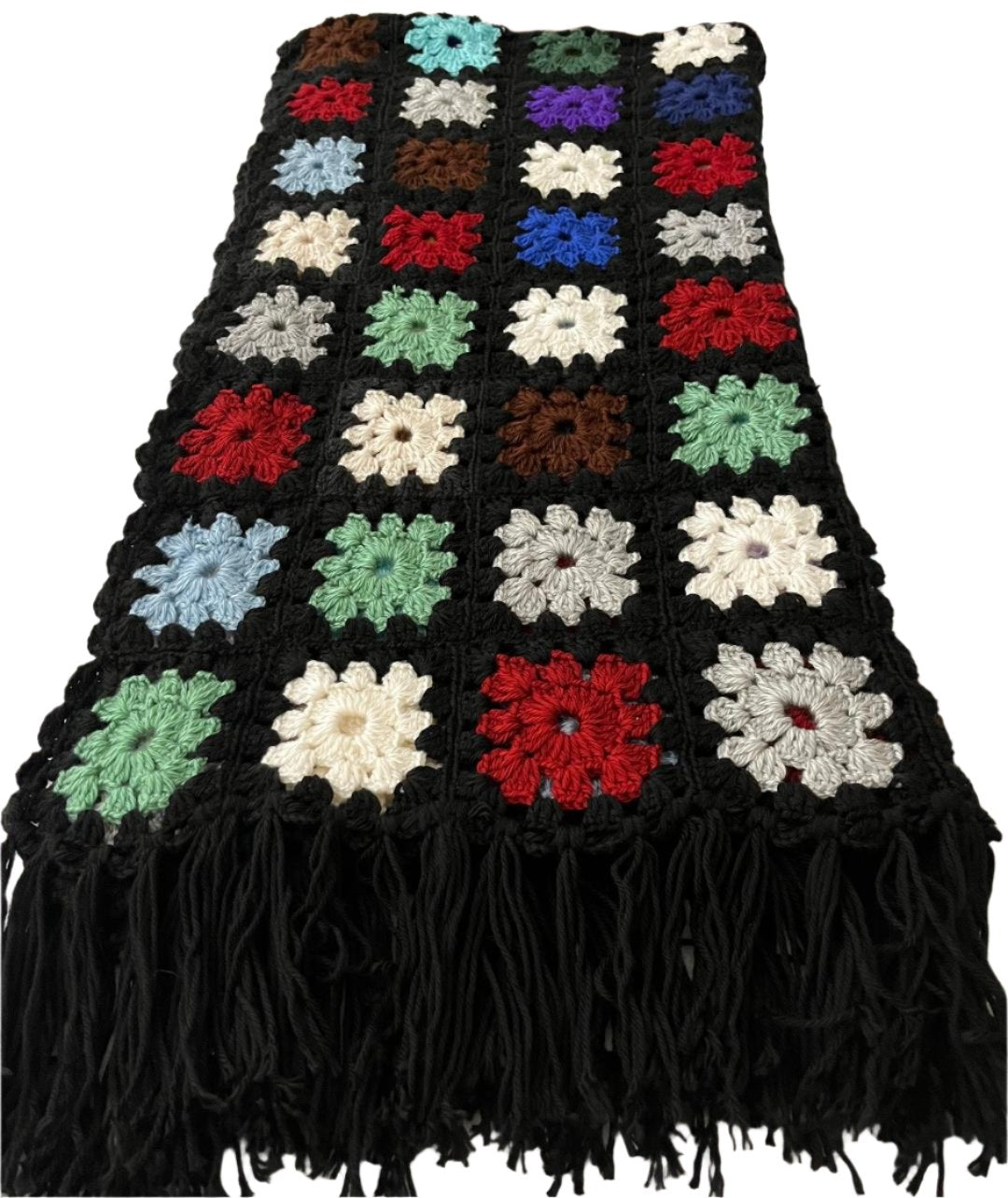 BED THROW CROCHET BLNKET