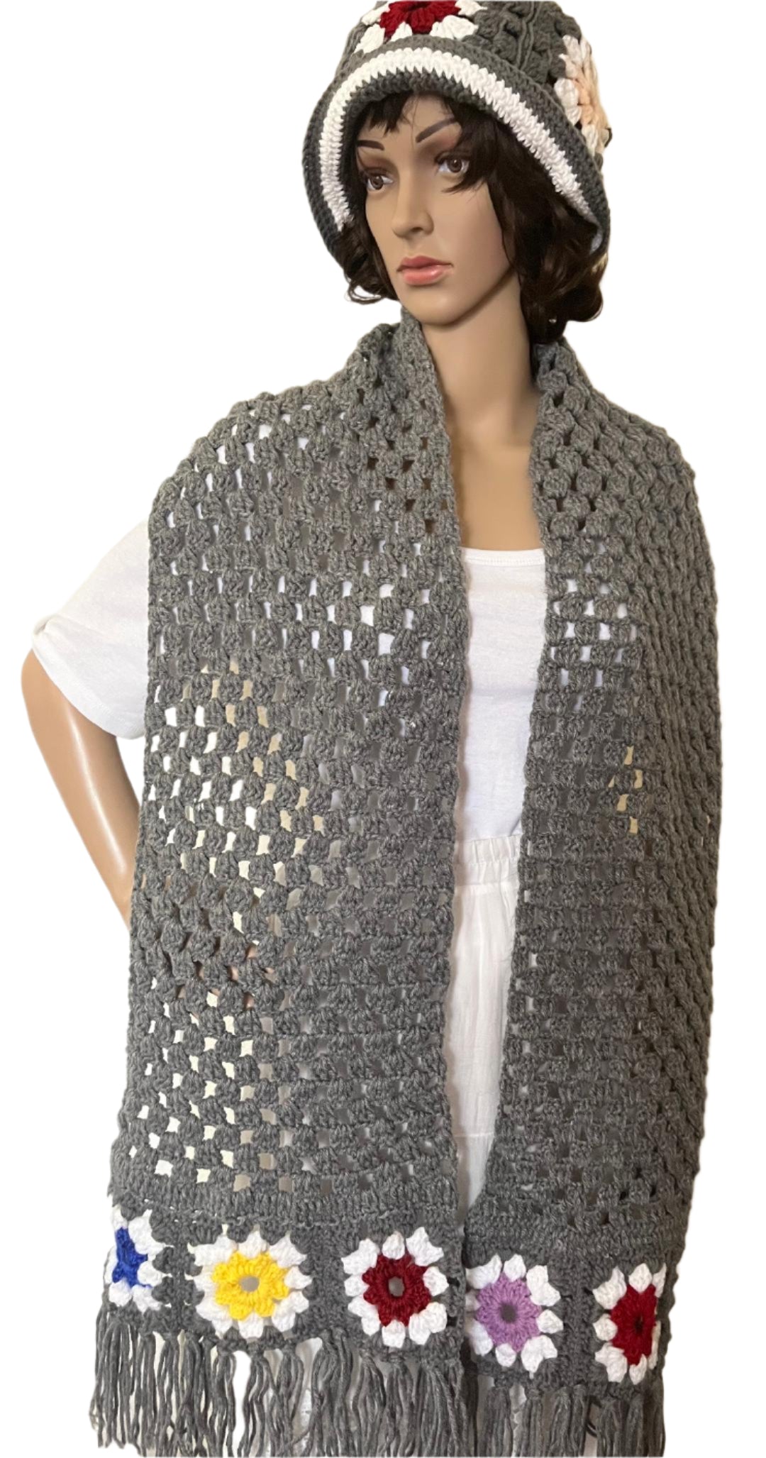 CROCHET SCARF AND HAT