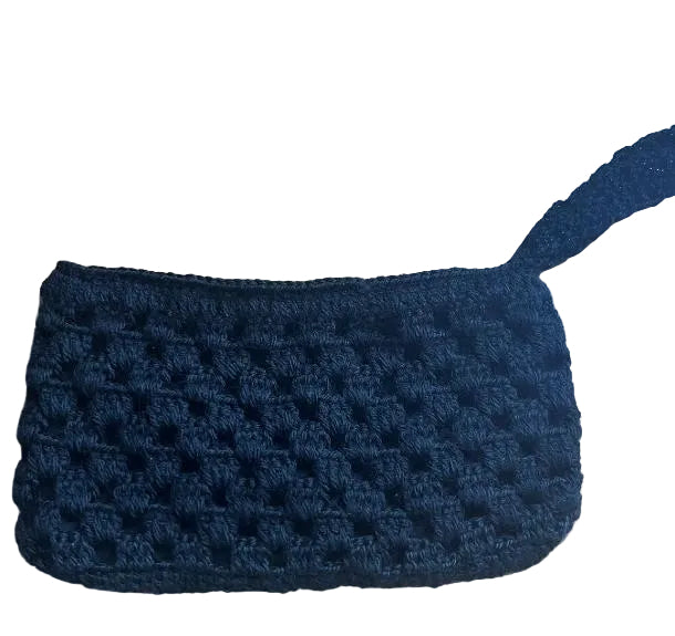 Crochet  Bag Small Black 1009-34