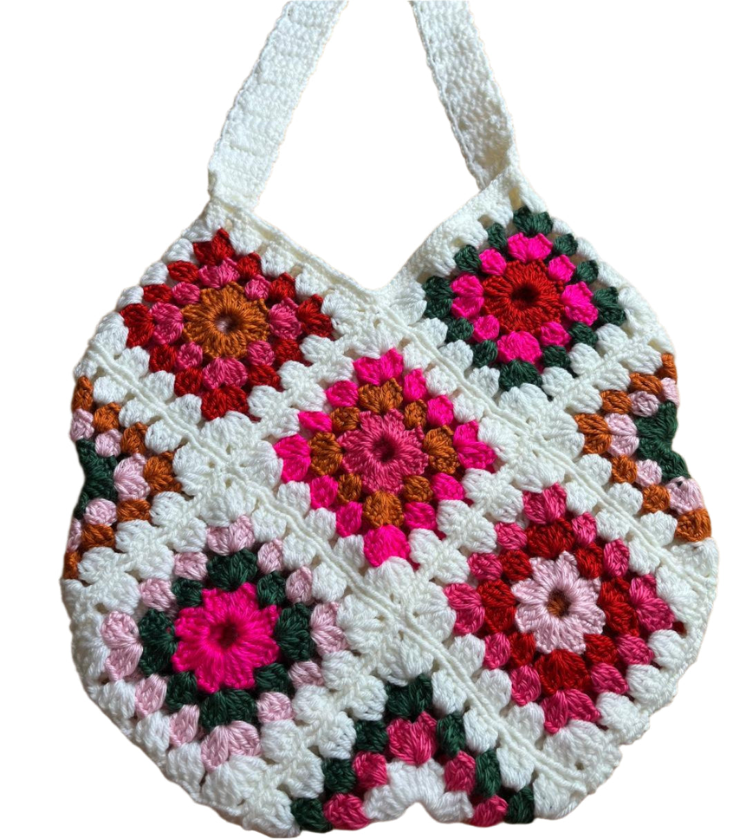 CROCHET HAND BAG