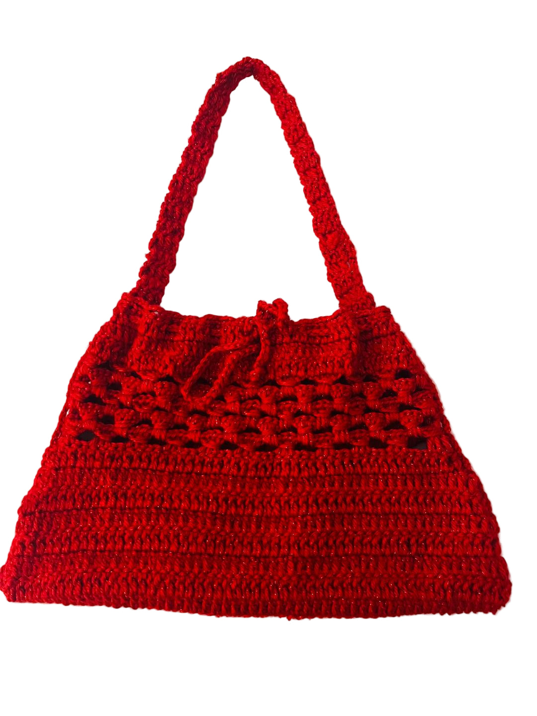 Crochet  Handbag  Red