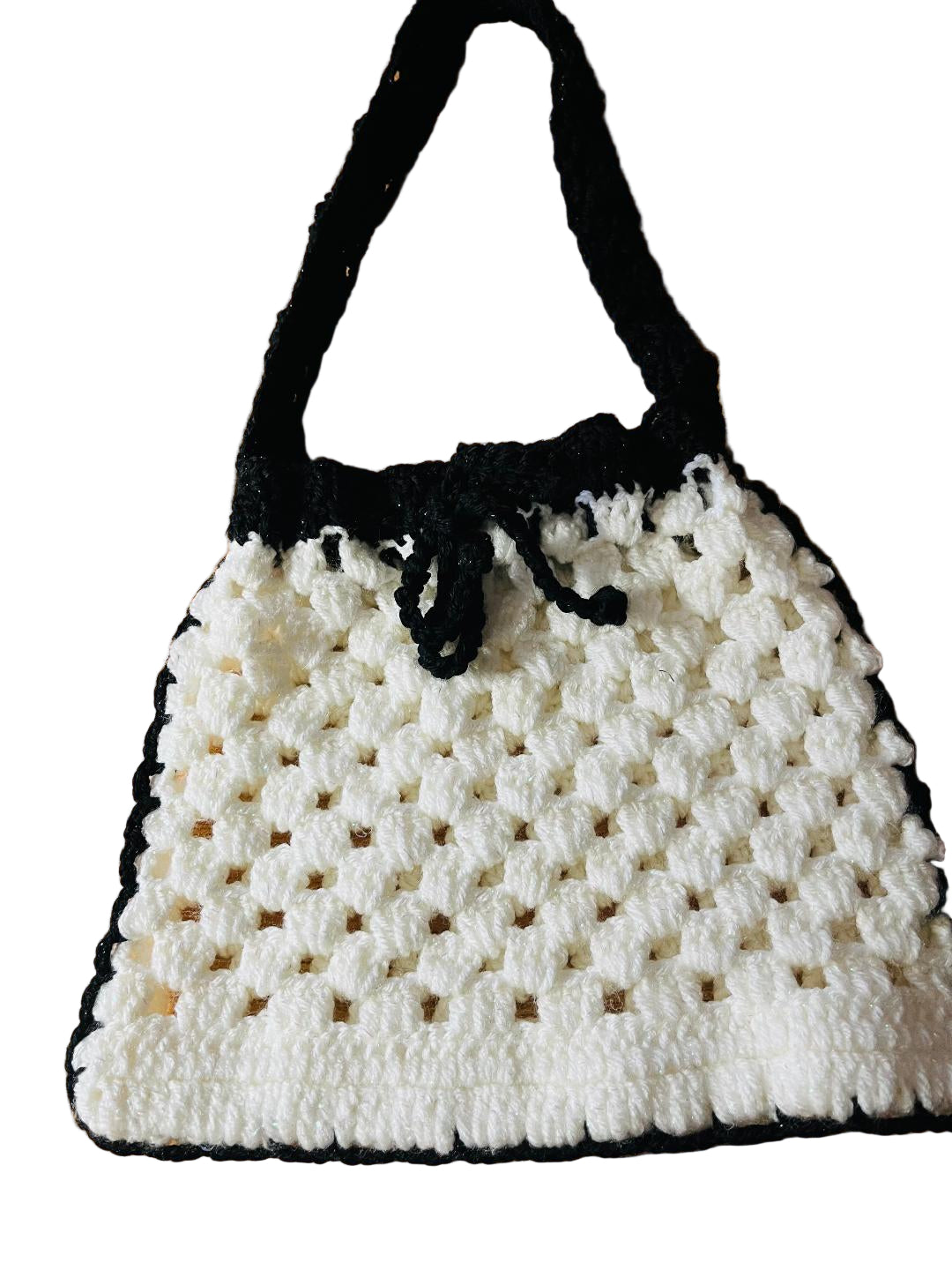 Crochet  Handbag White