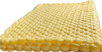 Yellow Love Baby Blanket and Sheet