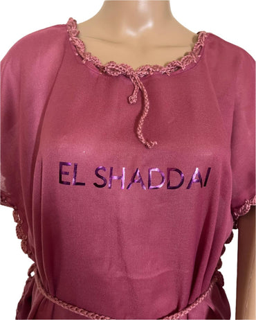 EL SHADDAI PRINTED IN PURPLE