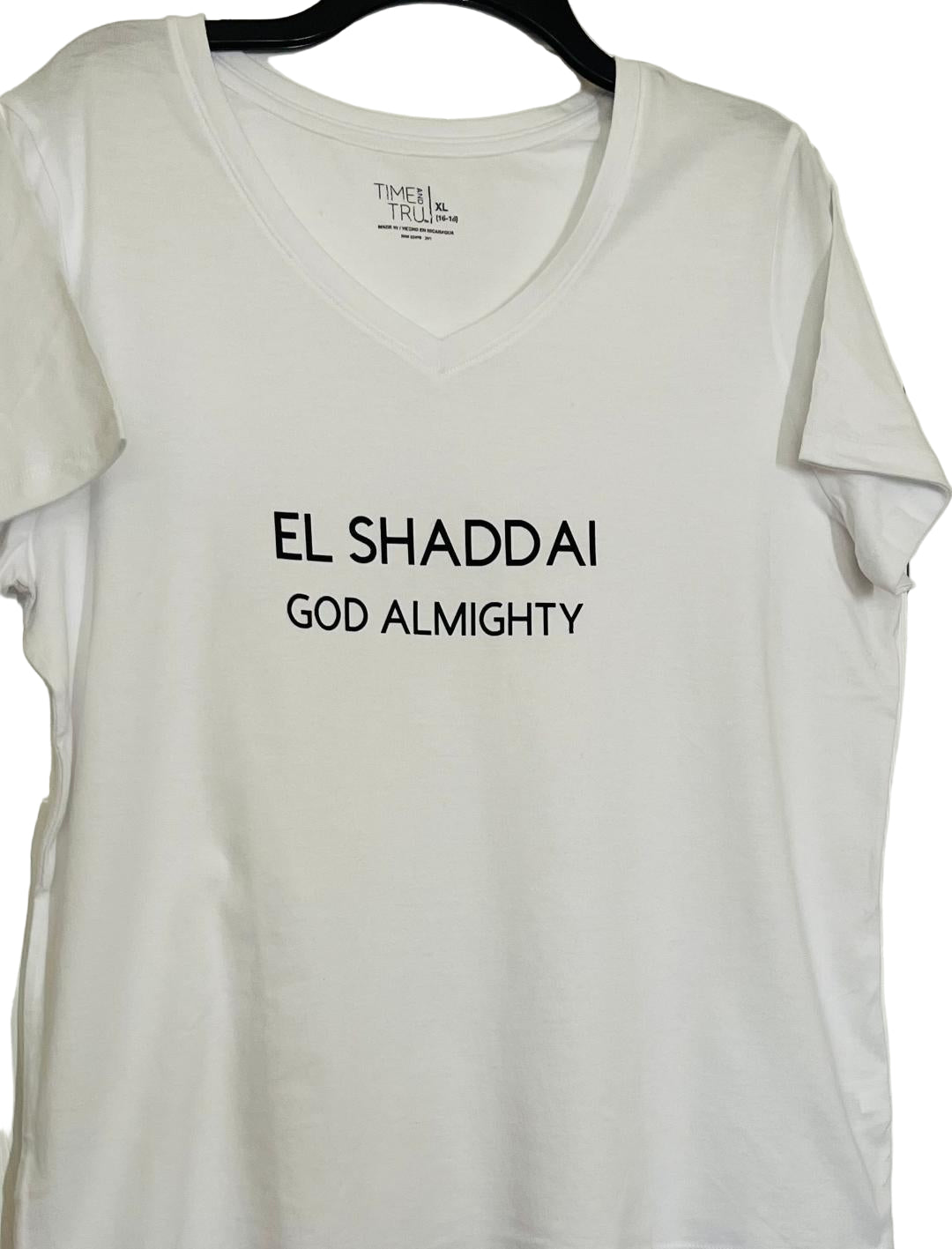EL SHADDAI GOD ALMIGHTY PRINTED IN BLACK
