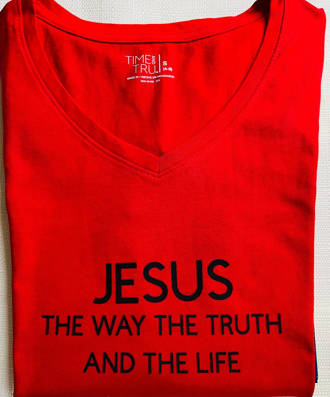 JESUS THE WAY THE TRUE AND THE LIFE  PRINTER IN BLACK