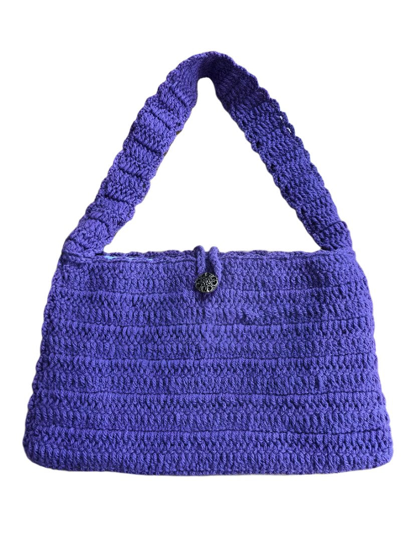 Crochet Hand Bag Medium Lavender