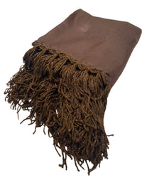 Pashminas Brown Prayer Scarf