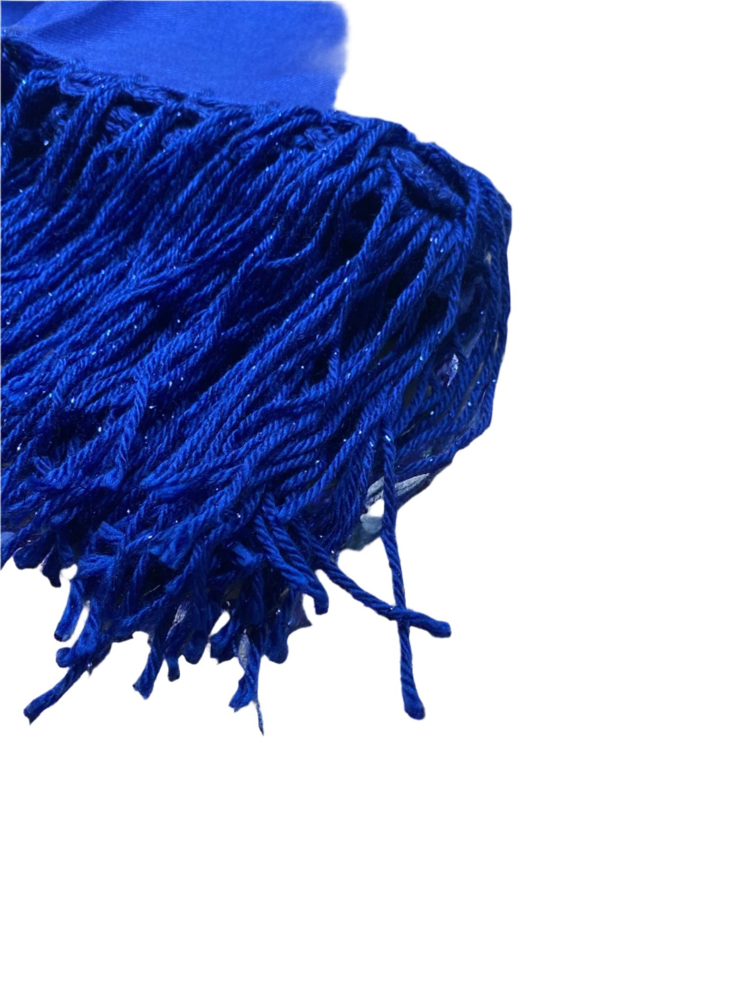 Prayer Scarf Pashminas Royal Blue Knitted