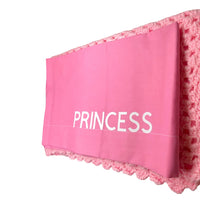 Pink Princess Baby Blanket and Sheet