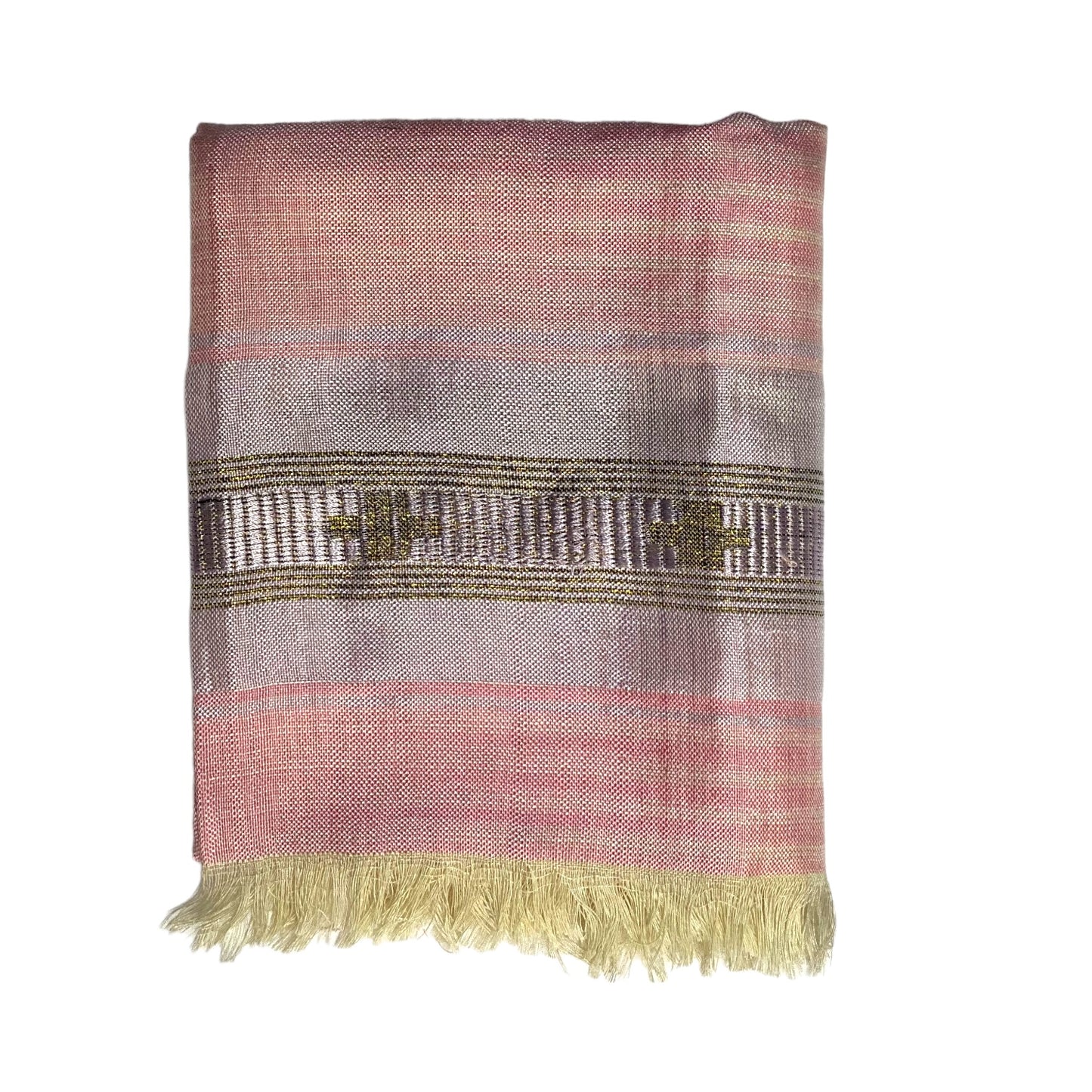 Ethiopian Scarf Pink and purple