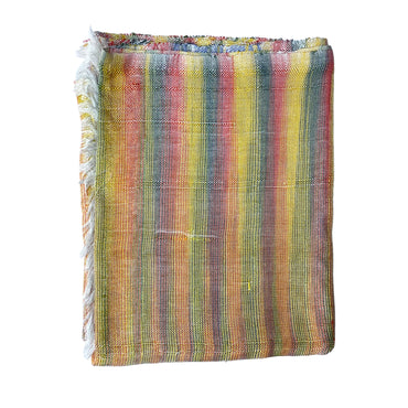 Yellow,blue and red  stripes Ethiopian Scarf