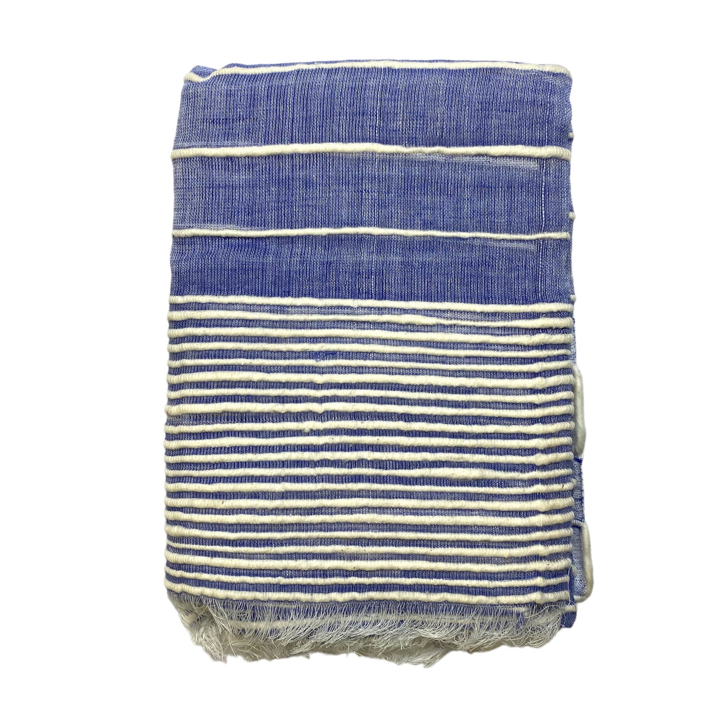 Ethiopian Scarf Purple  and White