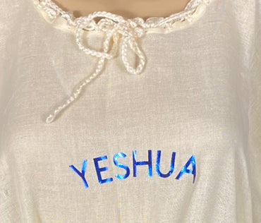 Yeshua Printed In Blue