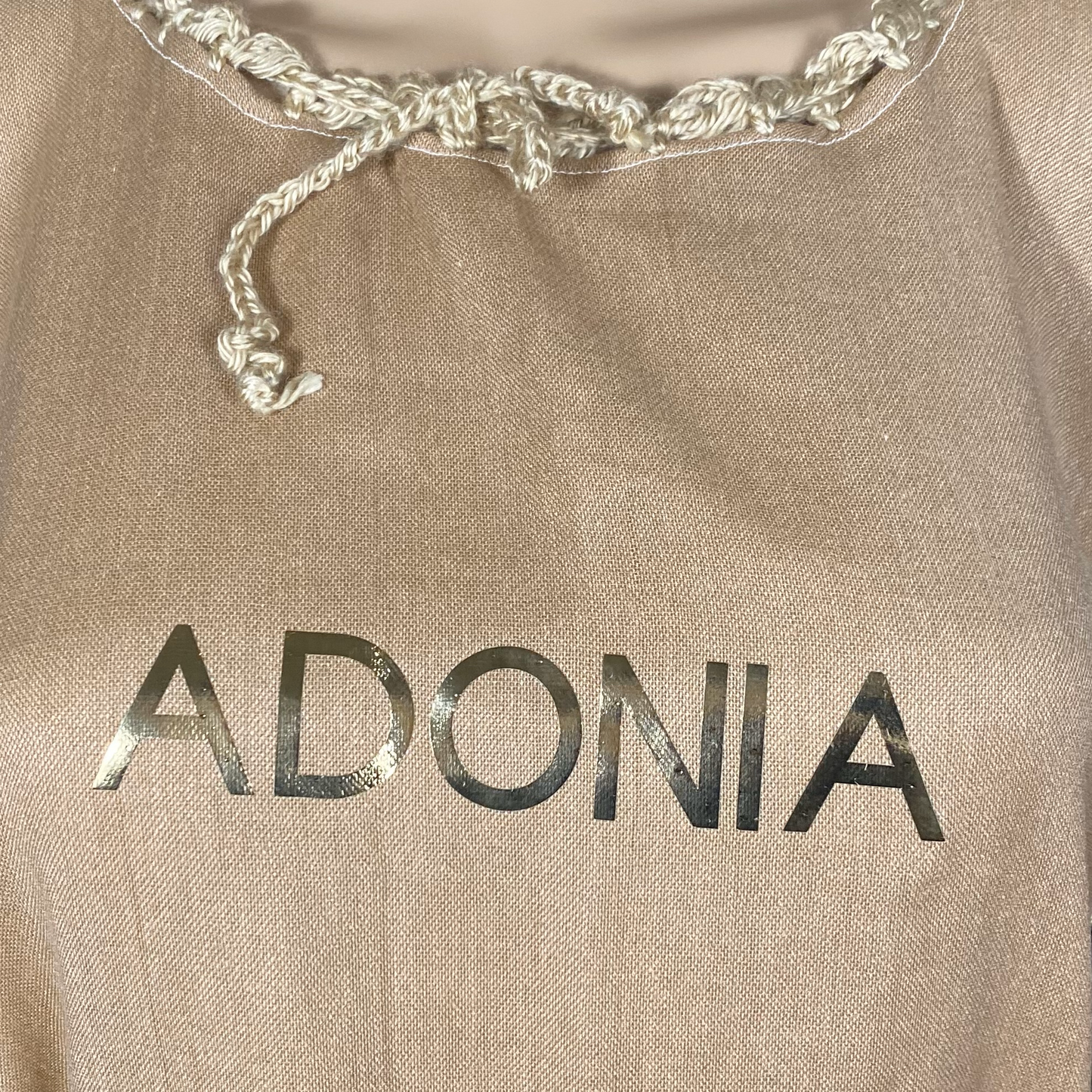 Adonia Printed in Gold - Dress