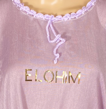 Elohim Printed  in Gold - Top